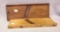 Pair of early wooden Slicing Boards