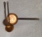 Three piece Brass and Iron Ladles
