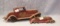 Two early 1900's Tin and Iron toys, missing parts