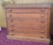 Six drawer Walnut Spool Cabinet with finger jointed  drawers and original finish 23 by 29 by 19