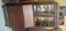 Drop Front Writing Desk/ Bookcase with Federal Arched top 75 by 29 by 15