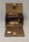Early 1900's Sunbeam Travel Iron in original metal carrying case
