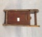 Primitive Wooden hanging Candle Box, handpainted
