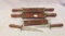 Three wooden handle serving pieces