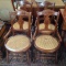 Set of four Walnut cane bottom Chairs in original condition