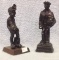 Pair of Coal Figurines