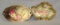 Pair of handpainted signed Serving Pieces