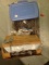 Crate of various size train track