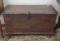 Dovetailed construction one board Blanket Box with iron latch 22 by 38 by 19