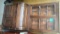 1800's Cylinder Roll Desk/Bookcase with original wavy glass 80 by 36 by 22