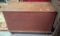 Amish dovetailed 1800's Blanket Box in original red wash paint 25 by 38 by 18
