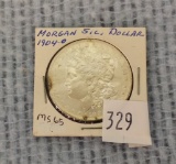MS65 1904 O Morgan Silver Dollar