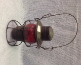 New York Central Railroad 1925 Red Globe Conductor's Lantern