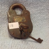 Colt Firearms #85 Cast iron Lock with Key