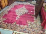 Exceptionally large Cranberry Oriental Rug , excellent condition 164 by 120