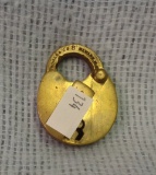 Romer number 8 Brass lock with no key