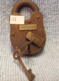 Pony Express Iron Lock with Key