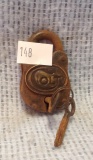 Colt iron Lock with Key
