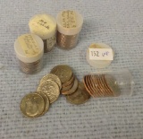 Sixty early 1970's Kennedy Half Dollars