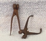 Two Civil War era Bullet Molds