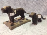 Pair of Cast Iron Nut crackers in shape of Dogs