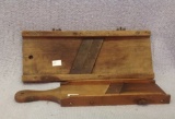 Two early slicing Boards