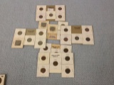 Various dated Indian Head and Wheat Pennies and V Nickels - approx 30 pieces