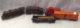 Five piece Lionel Train Set engine 1130