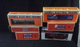 Six various Lionel Train Cars in boxes