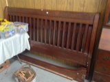 Kingsize Mahogany Bed