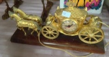 United Iron Carriage mantel clock 8 by 17
