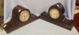Pair of  mantel clocks , one is New Haven, other is Ingraham