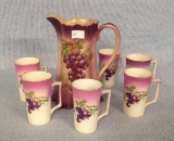 Handpainted marked Lemonade Set