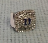 Duke Blue Devils NCAA 2015 National Basketball Champions Commemorative Ring with Krzyzewski on side