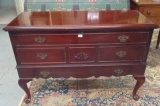 Lane Queen Anne Style Lift Top Cedar Chest 19 by 44