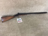 Stevens Double Barrel Percussion Shotgun