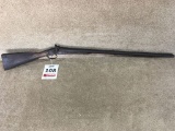 Antique Double Barrel Percussion Shotgun
