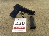 Beretta 92-D 9mm Pistol