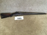 Belgium Double Barrel 12 ga. Shotgun