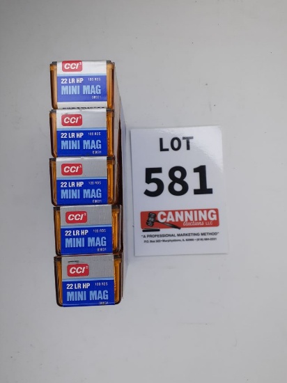 CCI Long Rifle HOLLOW POINT 22 CAL 500 RDS