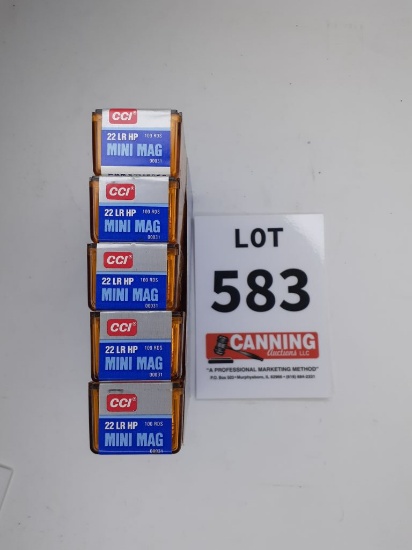CCI Long Rifle HOLLOW POINT 22 CAL 500 RDS