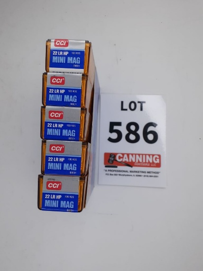CCI Long Rifle HOLLOW POINT 22 CAL 500 RDS