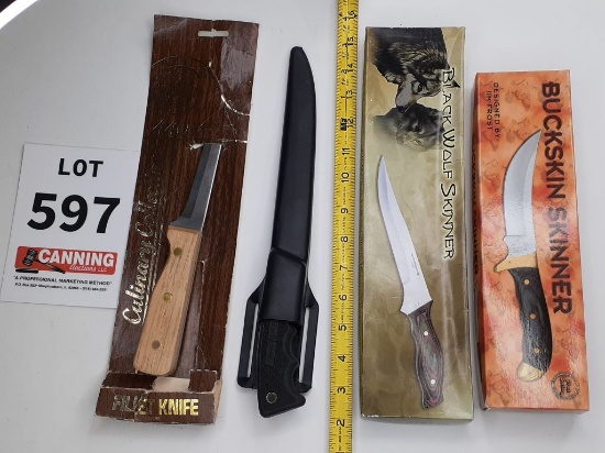 Assorted Hunting Knives