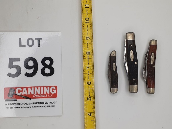 3- Case Pocket Knives