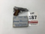 Jennings J22 Semi Automatic Pistol 22CAL