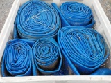 Blue Lay flat Irrigation Pipe Mostly 6
