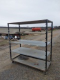 Steel Roll Around Shop Shelf