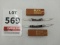 2 Buck pocket knives with original boxes