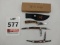 2 pocket knives and hunting knife with sheath