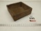 Vintage wooden Railroad crayons chalk box